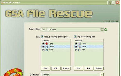 GSA File Rescueͼ1