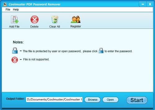 Coolmuster PDF Password Removerͼ1