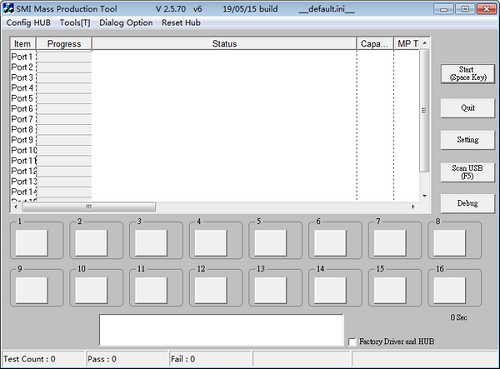 Smi mass production tool не видит флешку