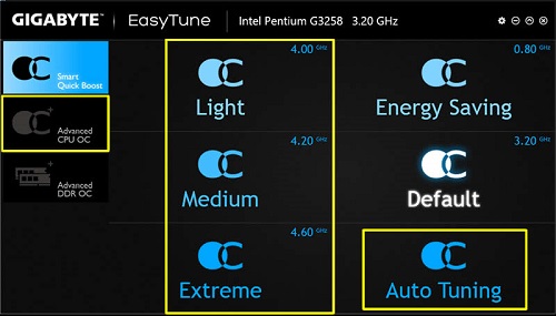 GIGABYTE EasyTuneͼ1