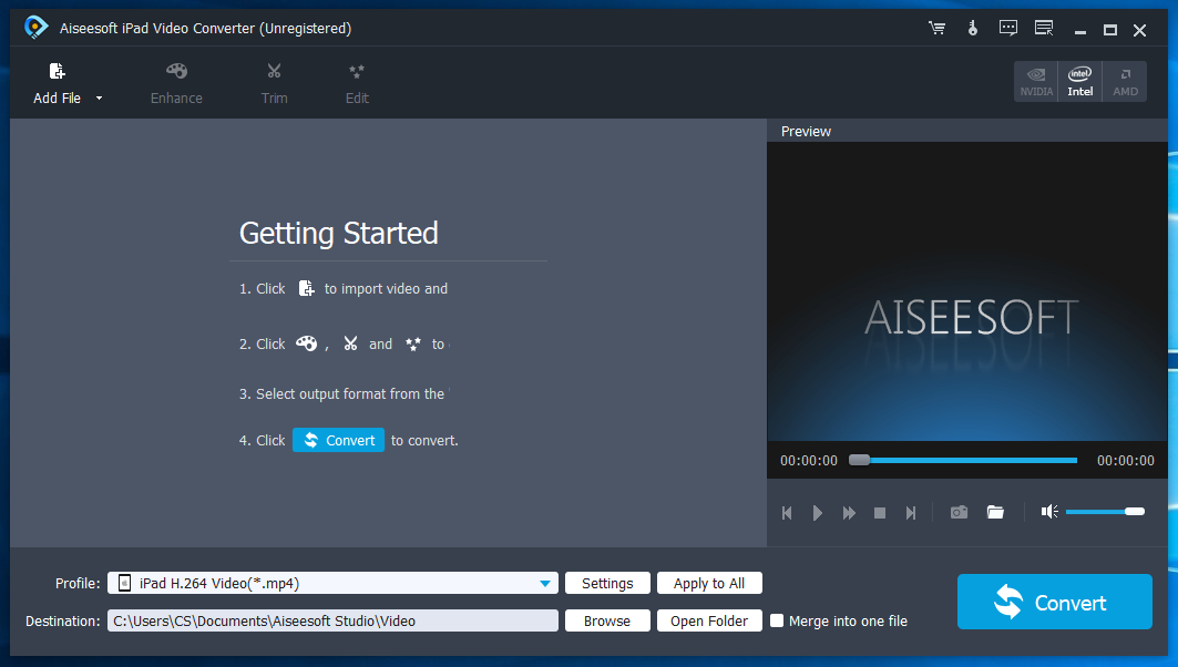 Aiseesoft iPad Video Converterͼ1