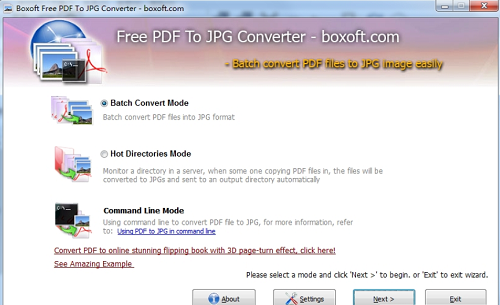 Boxoft PDF To JPG Converterͼ1
