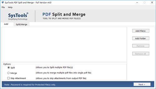 SysTools PDF Split and Mergeͼ1