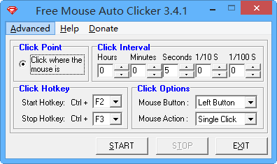 Free Mouse Auto Clickerͼ1