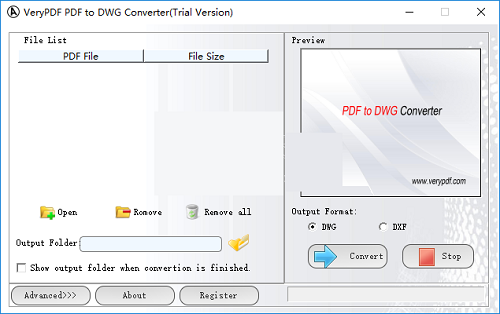 VeryPDF PDF to DWG Converterͼ1