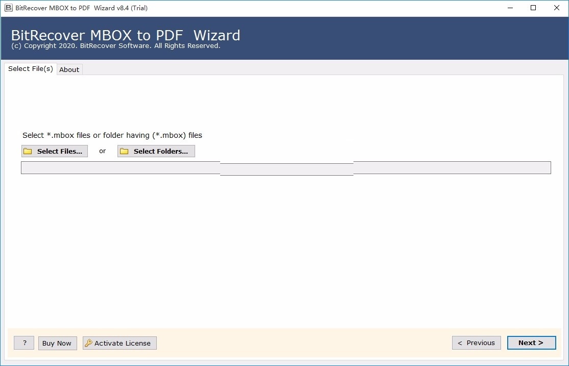 BitRecover MBOX to PDF Wizardͼ1