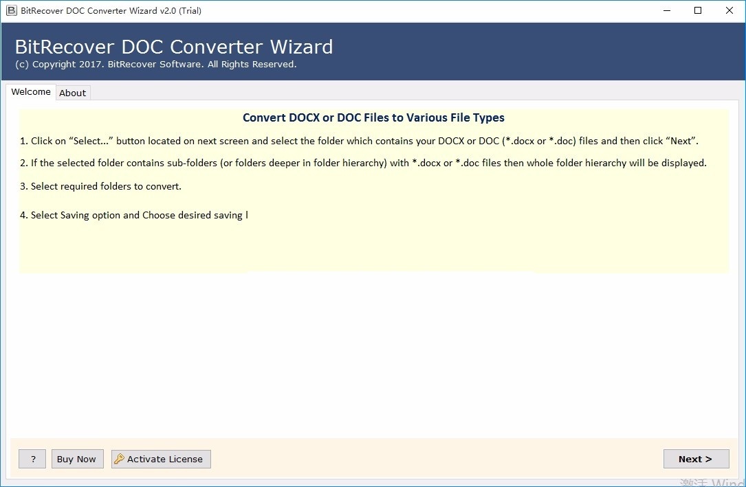 BitRecover DOC Converter Wizardͼ1