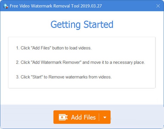 Free Video Watermark Removal Toolwindowsͻ˽ͼ
